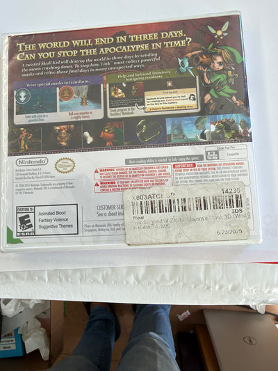 The Legend of Zelda: Majora's Mask 3D Nintendo 3DS – World Edition Sealed
