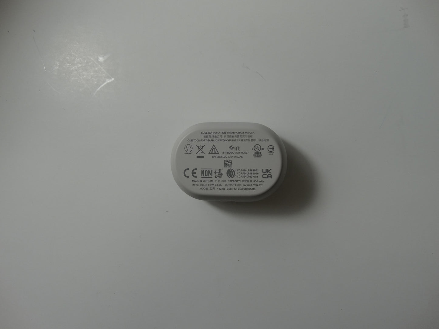 Bose QuietComfort Earbuds – Wireless Noise Cancelling Earbuds, White Smoke