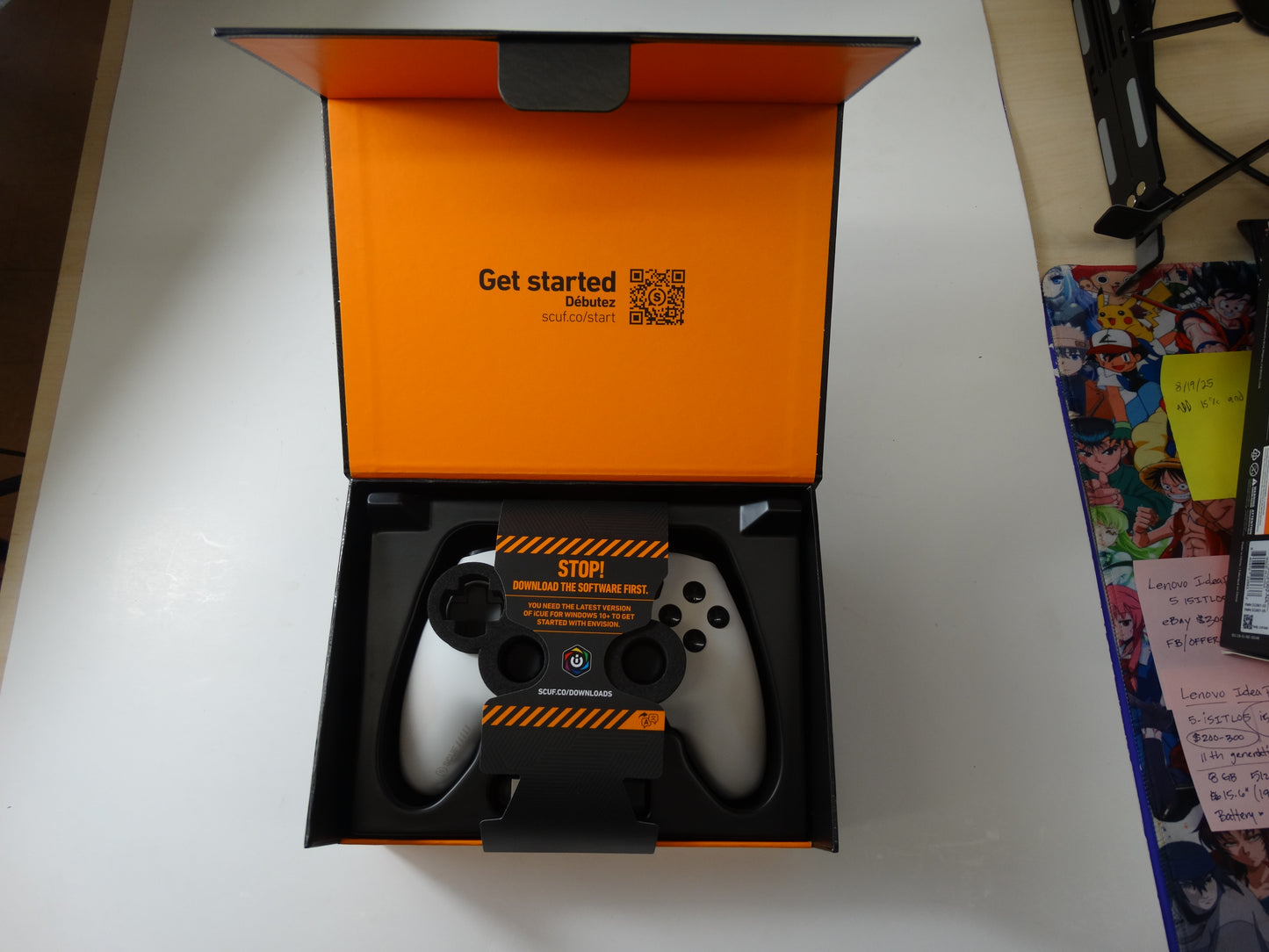 SCUF Envision Pro Wireless Gaming Controller for PC – White/Black