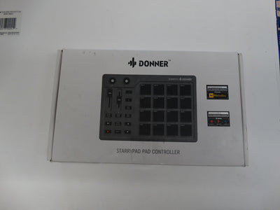 Donner StarryPad USB MIDI Pad Controller β 16 RGB Pads for Music Production - WeBuyElectronic