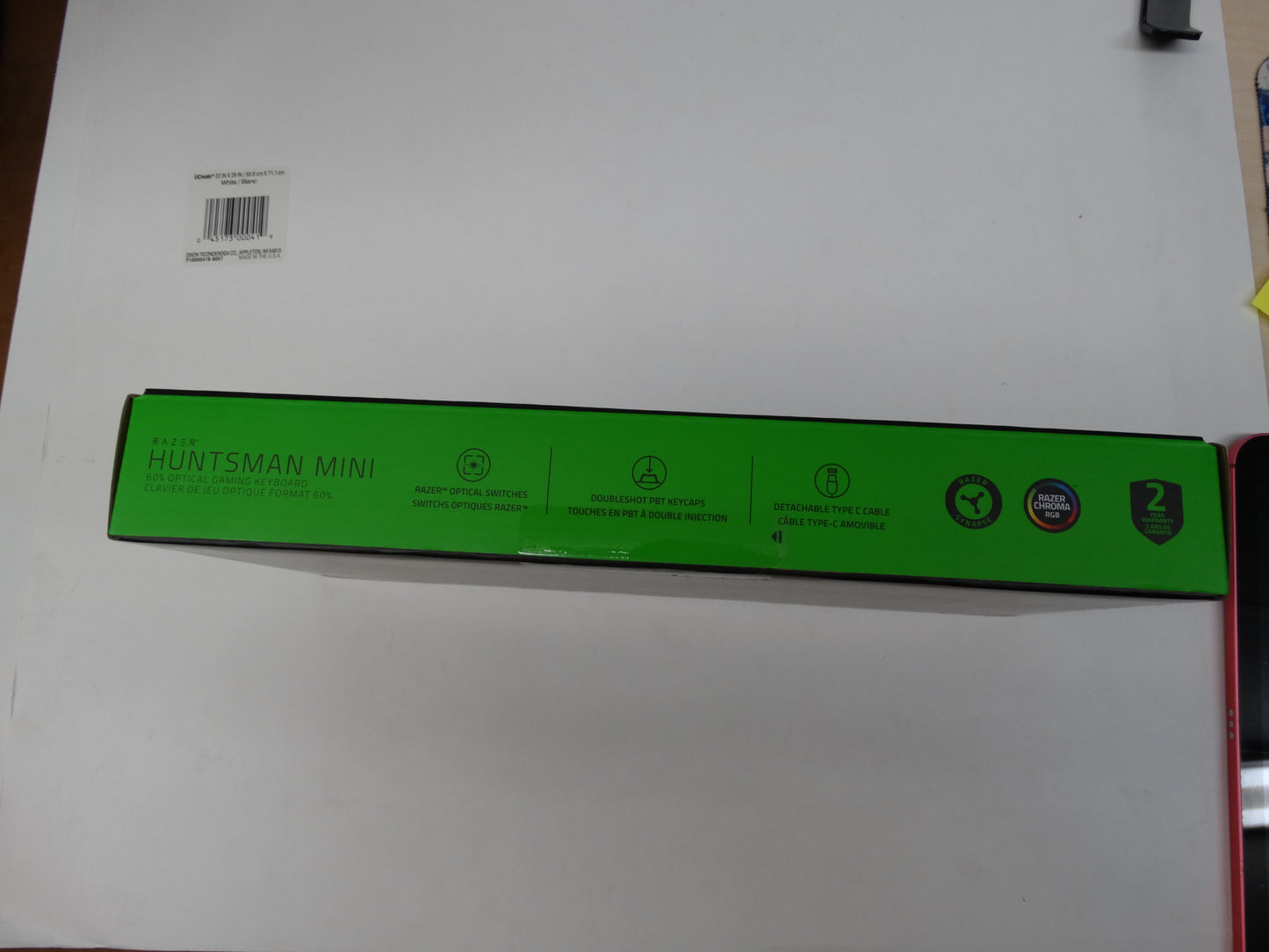 Razer Huntsman Mini 60% Optical Gaming Keyboard – Chroma RGB, Clicky Switches