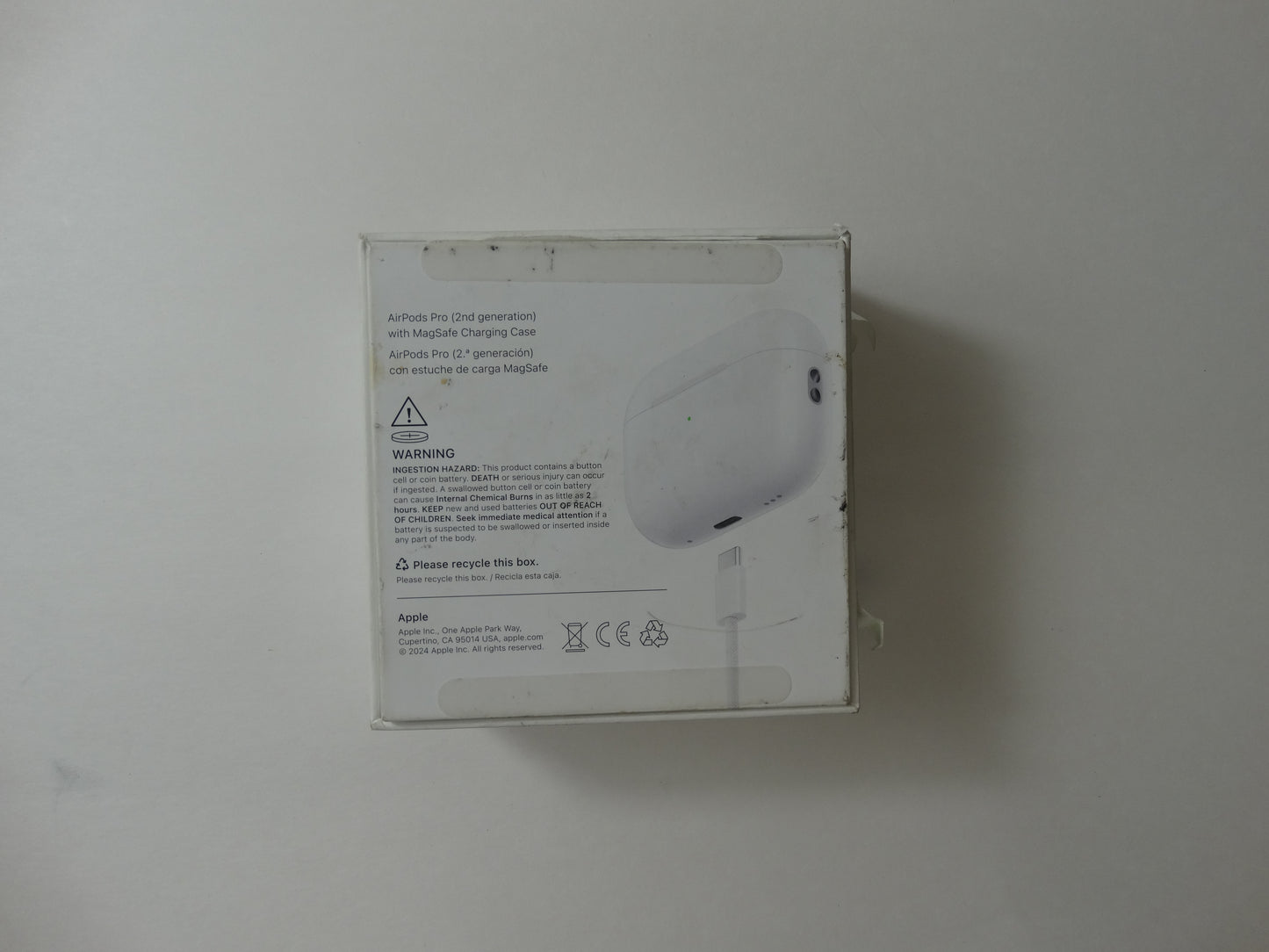 Apple AirPods Pro 2nd Gen with MagSafe Charging Case – MTJV3LL/A