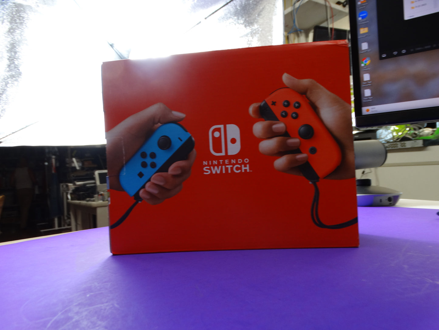 Brand New Nintendo Switch Console – Neon Red/Blue Joy-Con, Latest Model