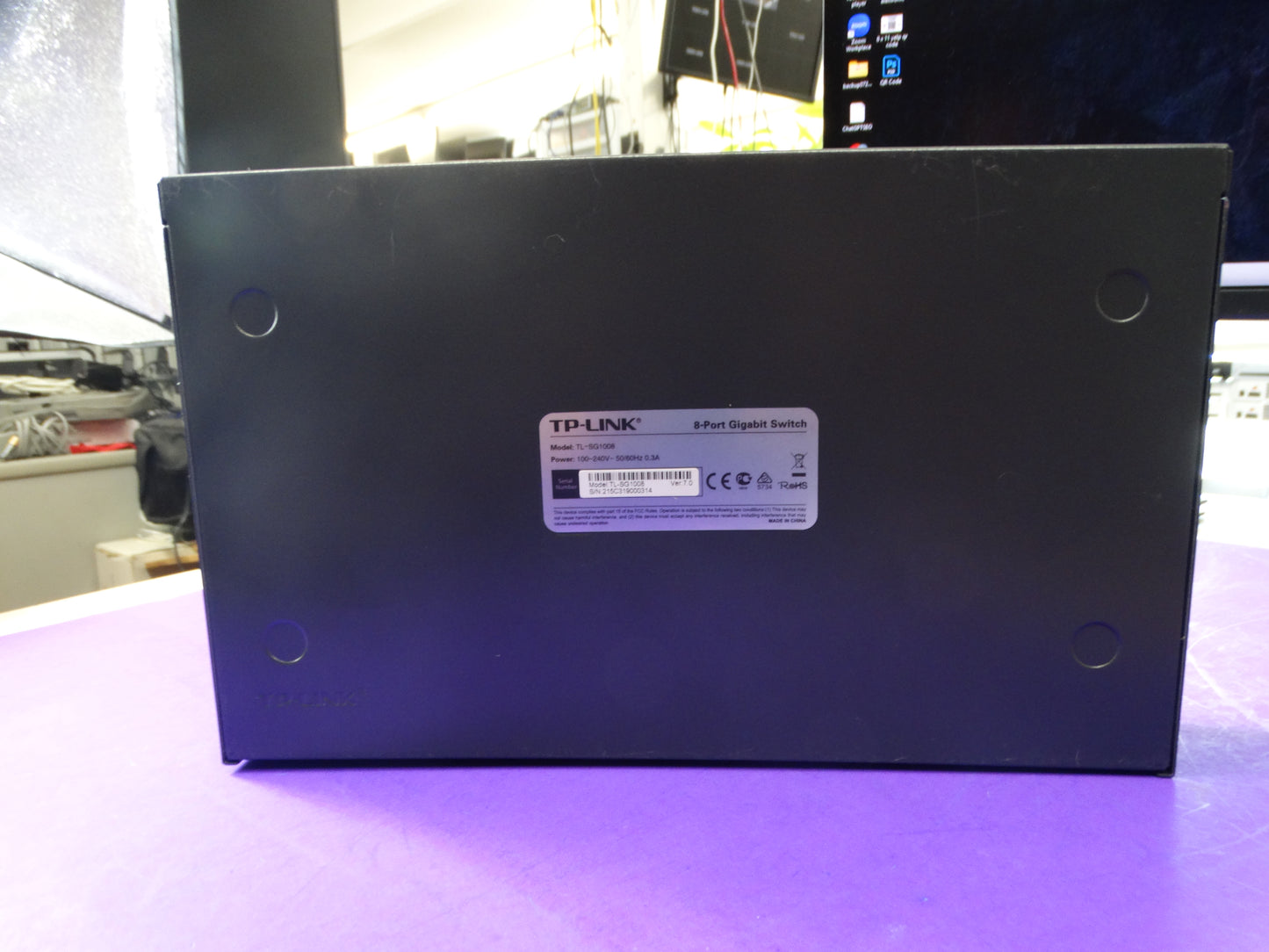 TP-Link TL-SG1008 8-Port Gigabit Desktop Switch