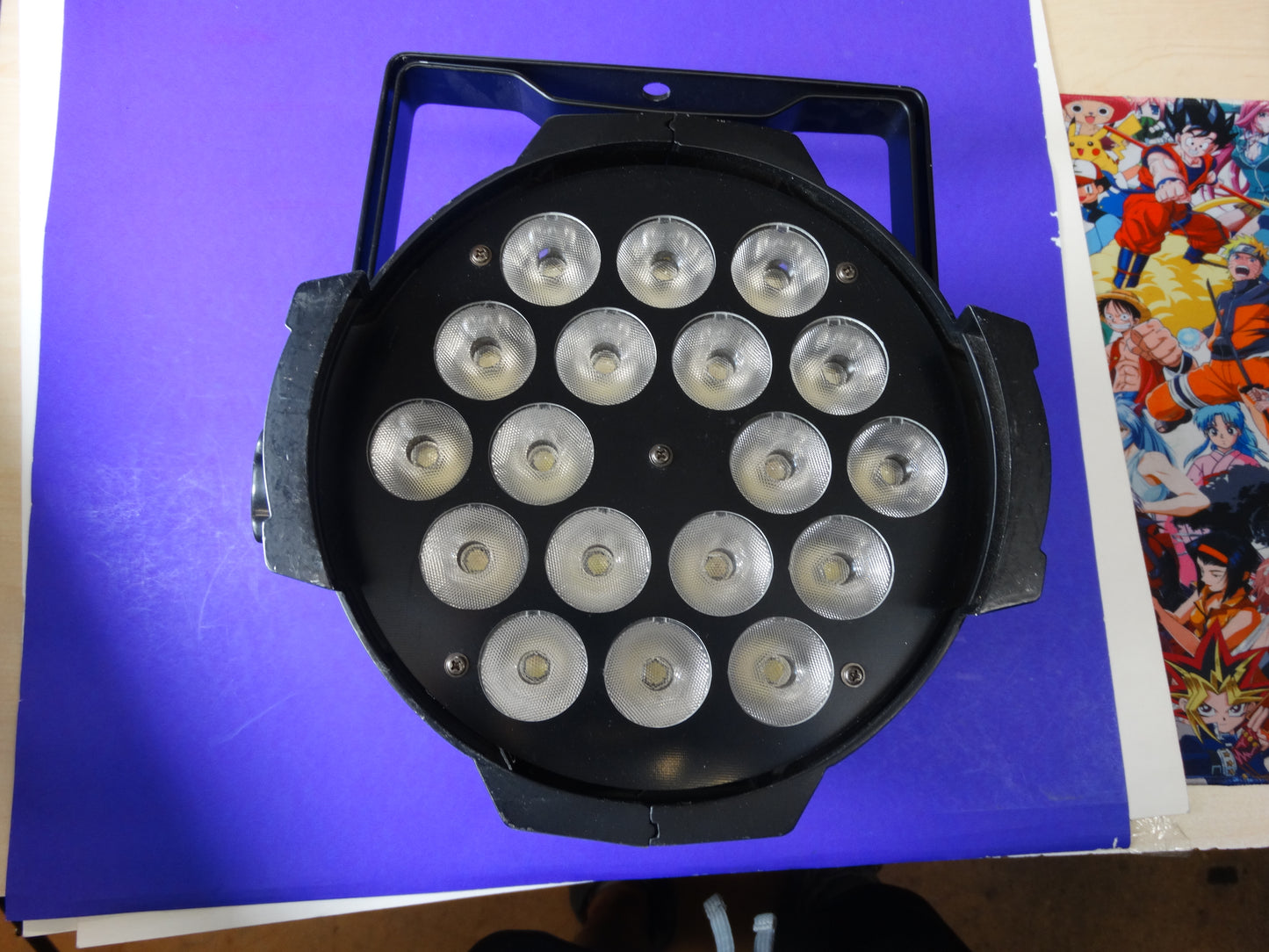 TitanPar™ 18×4-in-1 RGBW LED Par Can Stage Light – DMX512, Sound Active & Auto Modes