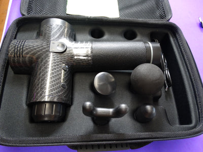 Deep Tissue Massage Gun – Portable Muscle Massager with 4 Heads & Carrying Case - WeBuyElectronic