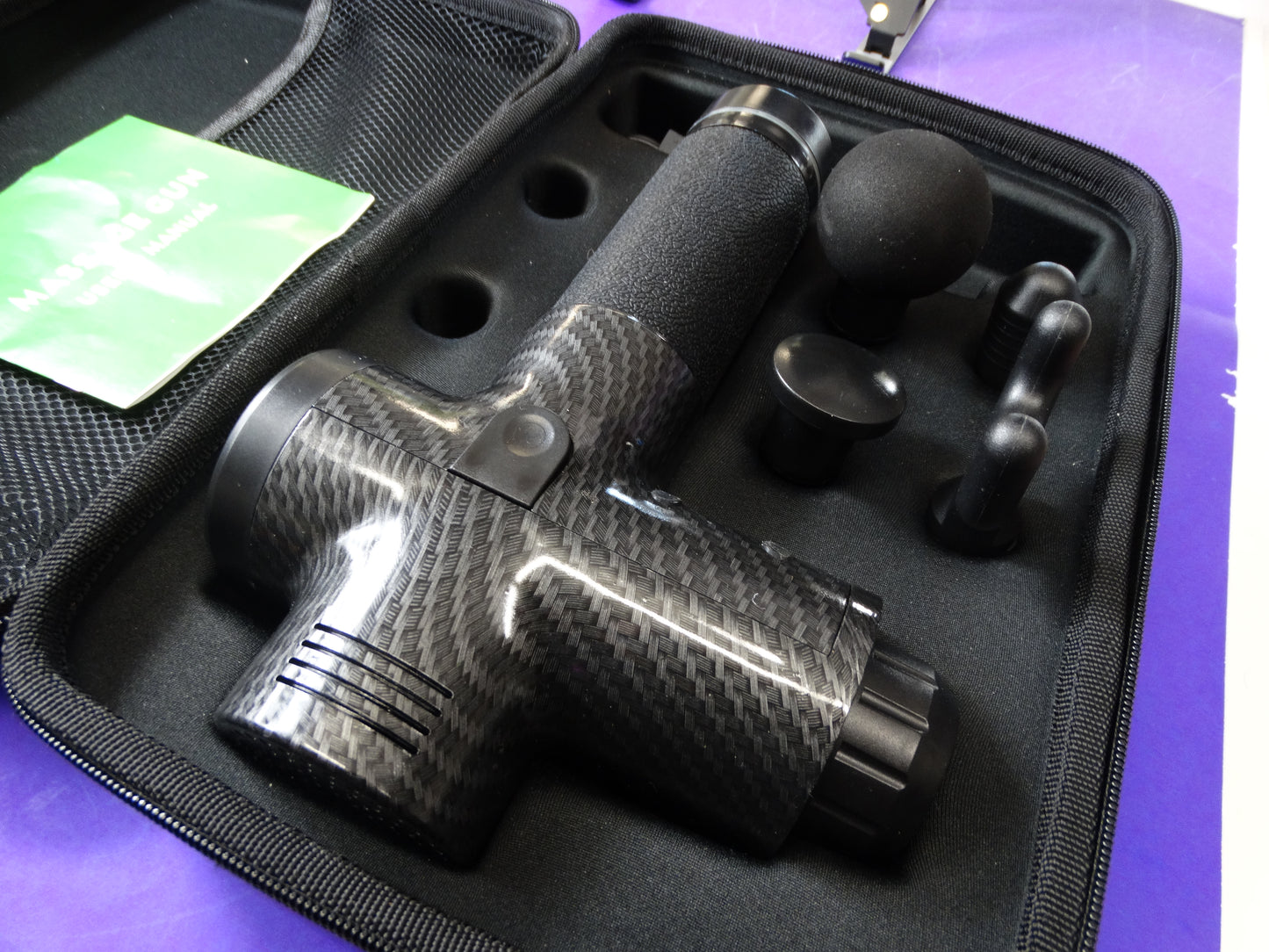 Deep Tissue Massage Gun – Portable Muscle Massager with 4 Heads & Carrying Case - WeBuyElectronic