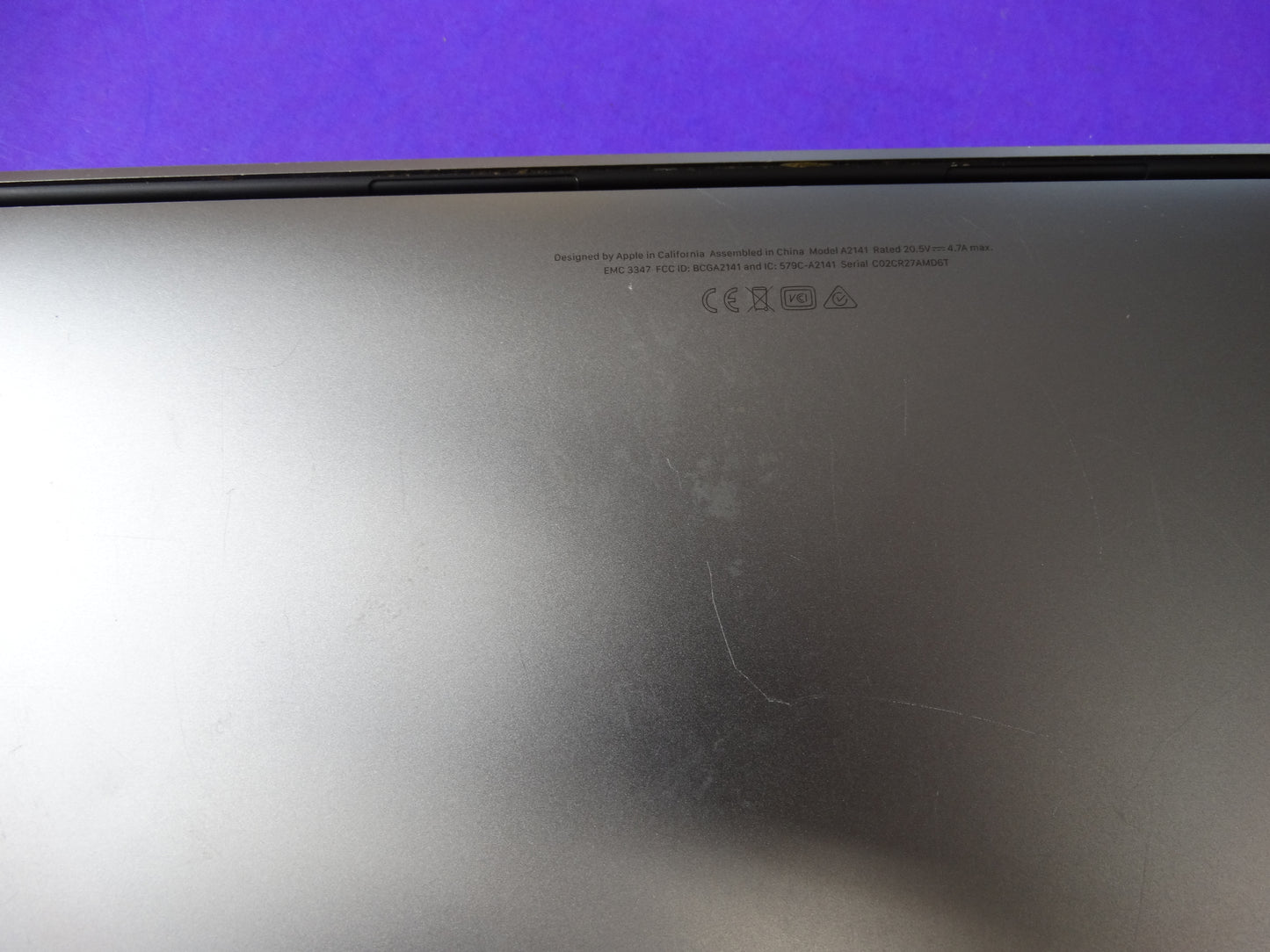 Apple MacBook Pro 16” (2019) – Intel Core i9 2.3GHz, 16GB RAM, 1TB SSD, macOS Tahoe 26.0.1, 901 Cycles - WeBuyElectronic