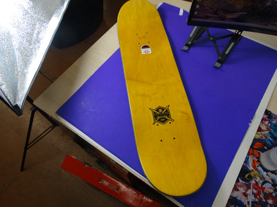 Mark Apple Artist Series “Neon Deer” Skateboard Deck – 7.875” x 32” (2015 Limited Edition) - WeBuyElectronic