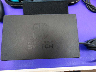 Nintendo Switch Console (Neon Red/Blue) with Dock, Joy-Con Grip, Charger, HDMI & Carrying Case – Complete Set - WeBuyElectronic