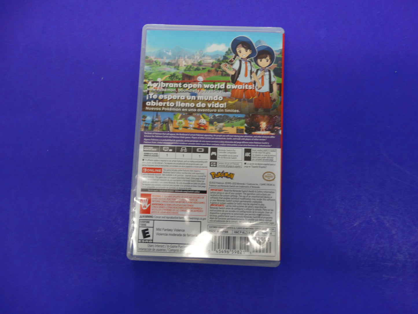 Pokémon Scarlet (Nintendo Switch, 2022) – Explore the Paldea Region Adventure - WeBuyElectronic
