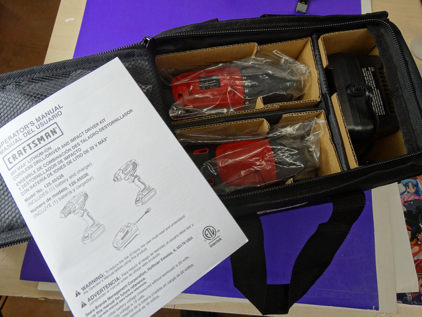 CRAFTSMAN 20V MAX Cordless Drill and Impact Driver Combo Kit