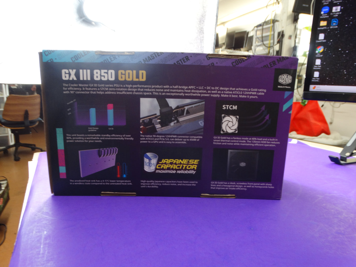 Cooler Master GX III 850 Gold – Fully Modular ATX 3.0 Power Supply (PCIe 5.0 Ready) - WeBuyElectronic