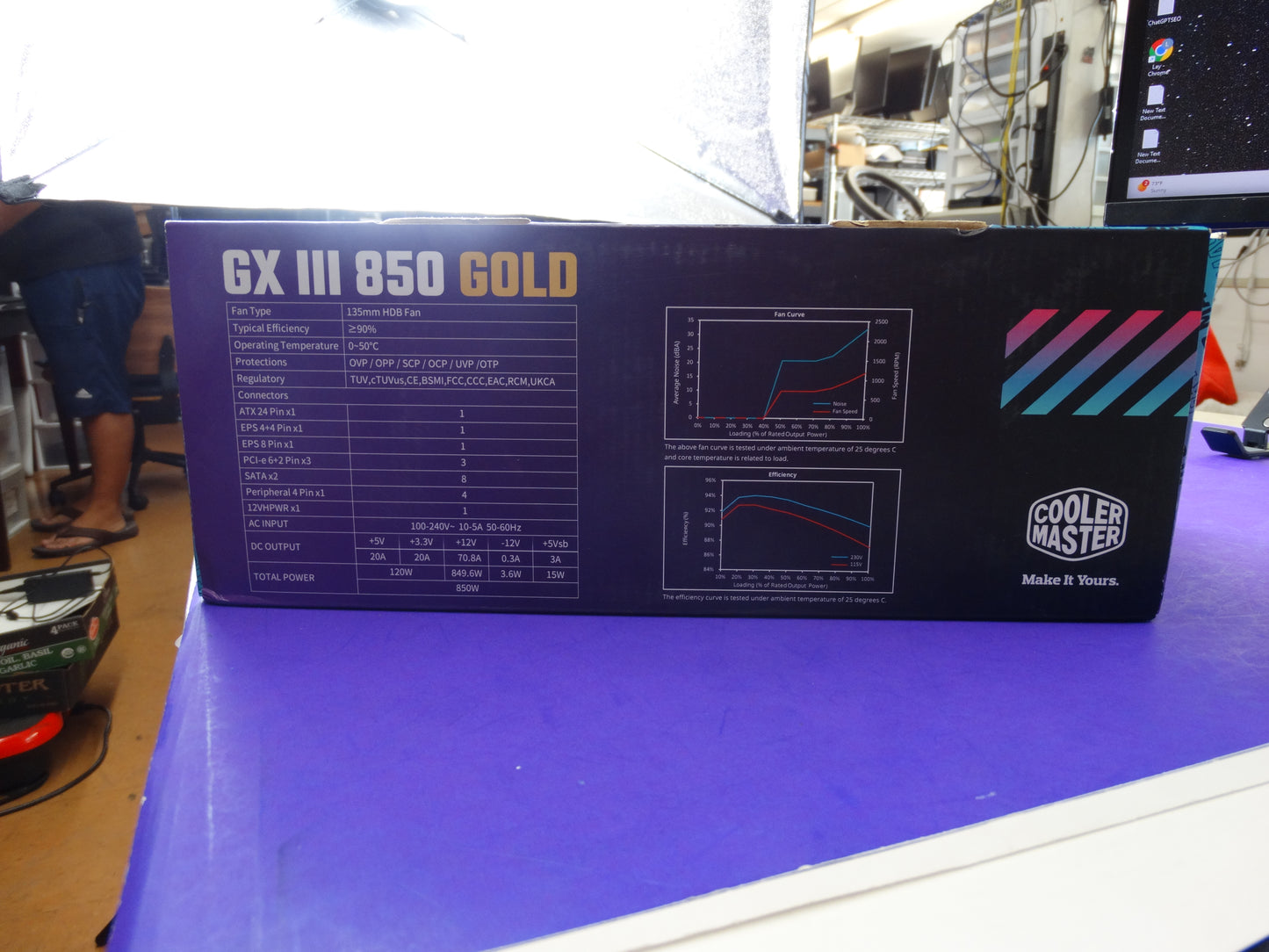 Cooler Master GX III 850 Gold – Fully Modular ATX 3.0 Power Supply (PCIe 5.0 Ready) - WeBuyElectronic
