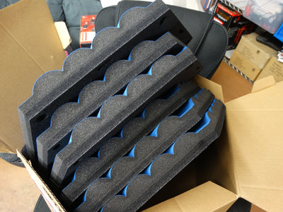 Tesa Wave Acoustic Panels Kit – Blue Sound Absorbing Wall Panels (Model 20AAL9901 / 20AAL9902) - WeBuyElectronic