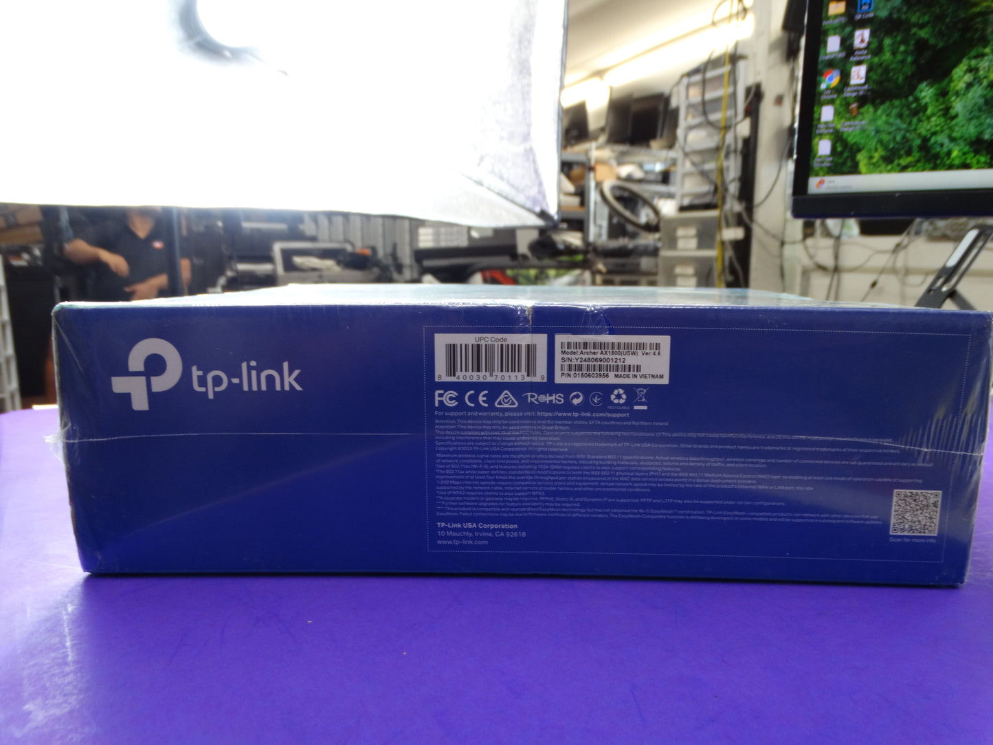 TP-Link Archer AX1800 (Model AX21) — a Wi-Fi 6 Dual-Band Gigabit Router