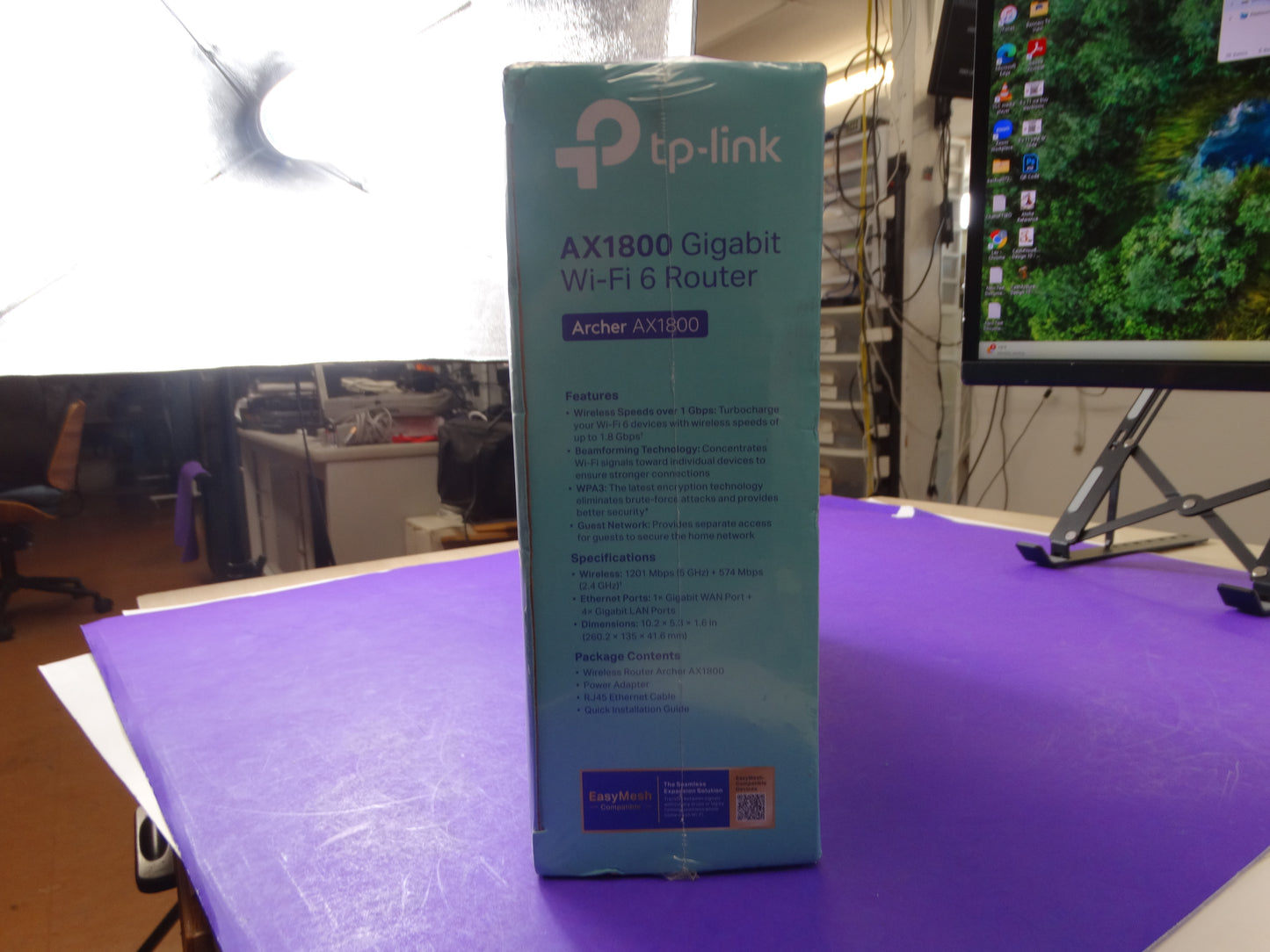TP-Link Archer AX1800 (Model AX21) — a Wi-Fi 6 Dual-Band Gigabit Router