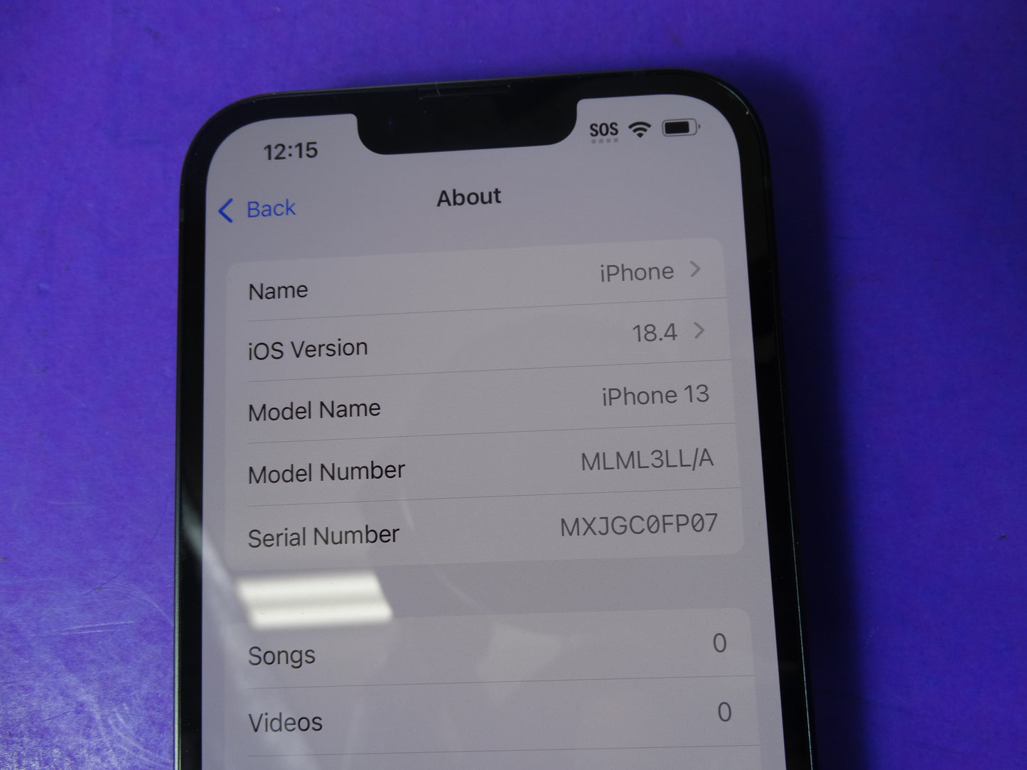 Apple iPhone 13 (Midnight, 128GB) – Tracfone / Straight Talk – 100% Battery Health