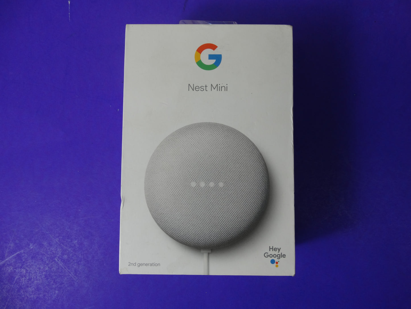 Google Nest Mini (2nd Generation) – Chalk color (Model: GA00638-US)