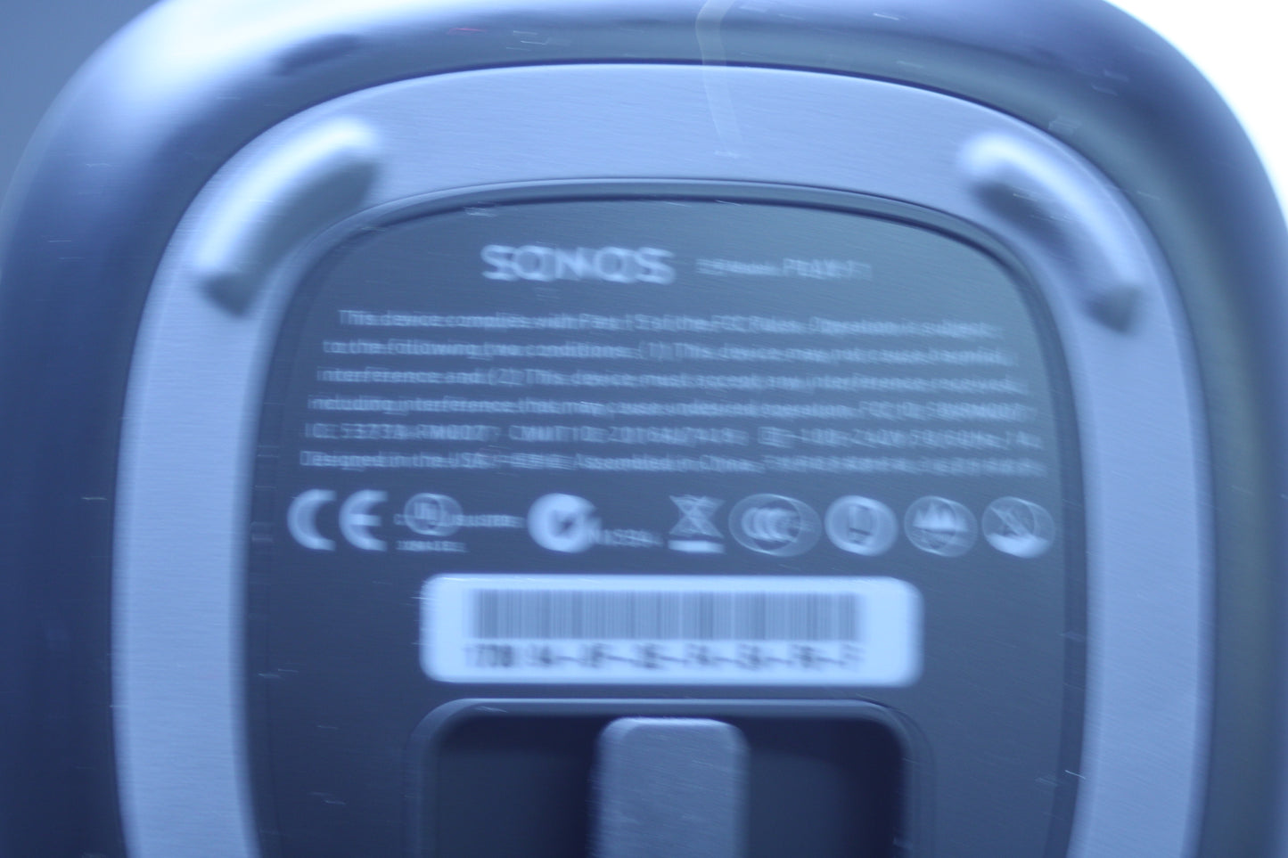 Sonos PLAY:1 Wireless Speaker Pair - 1st Gen S1/S2 App Compatible – Gray/Black – Tested