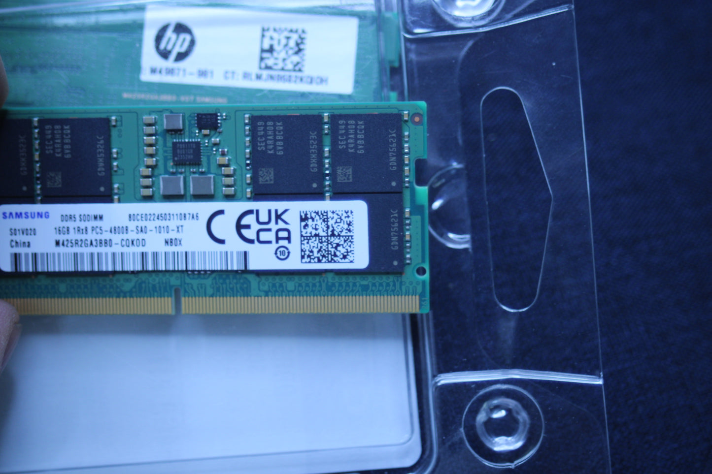 Samsung 16GB DDR5-4800 SODIMM Laptop RAM – PC5-38400 1Rx8 M425R2GA3BB0-CQK