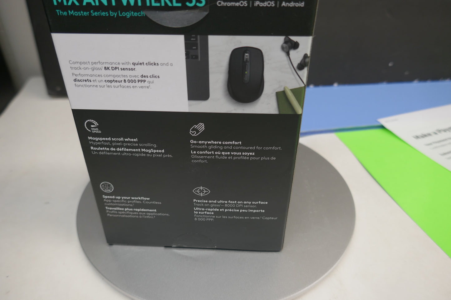 Logitech MX Anywhere 3S Wireless Compact Mouse โ Black (910-006928) โ Brand New, Sealed