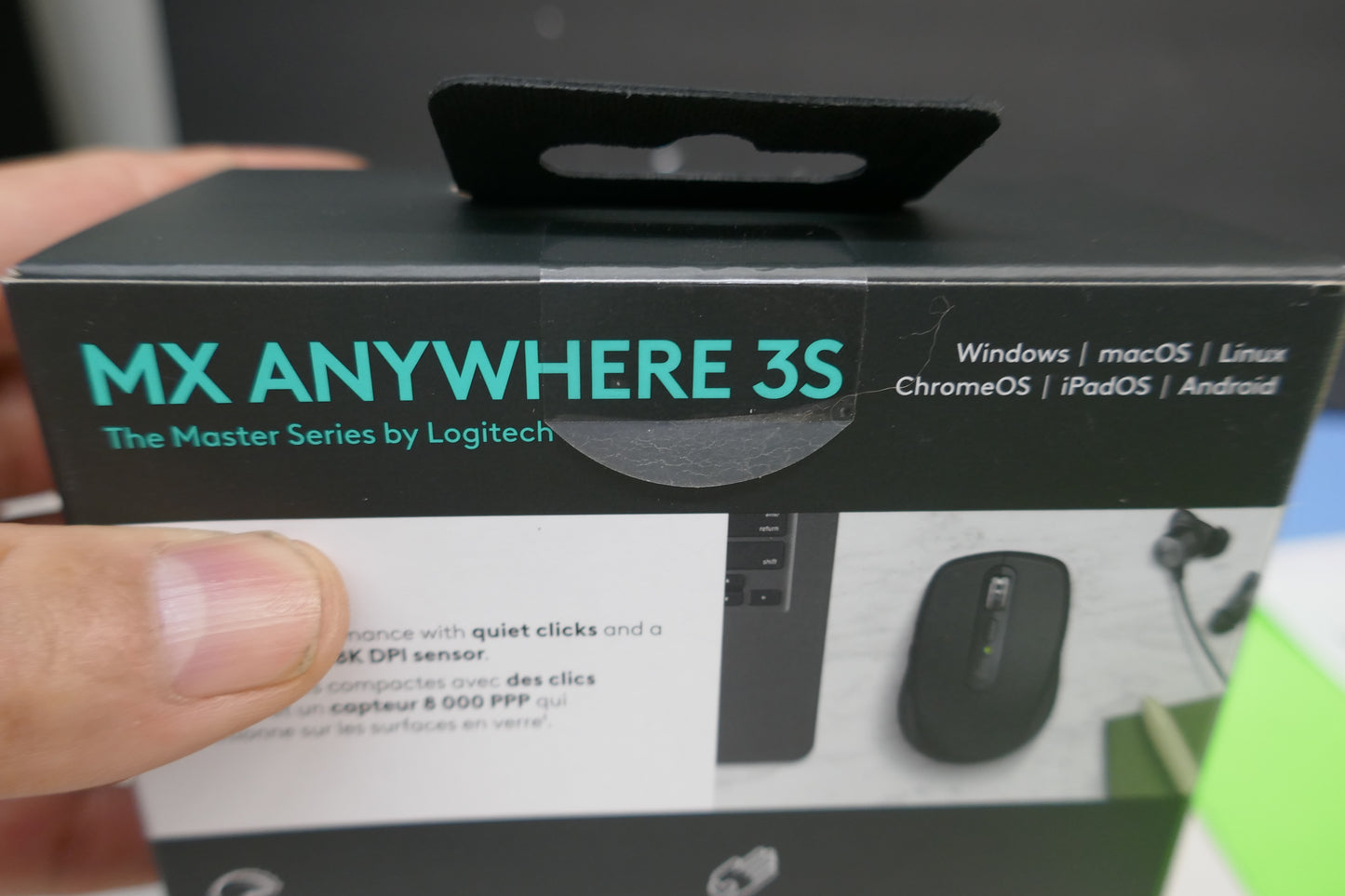 Logitech MX Anywhere 3S Wireless Compact Mouse โ Black (910-006928) โ Brand New, Sealed