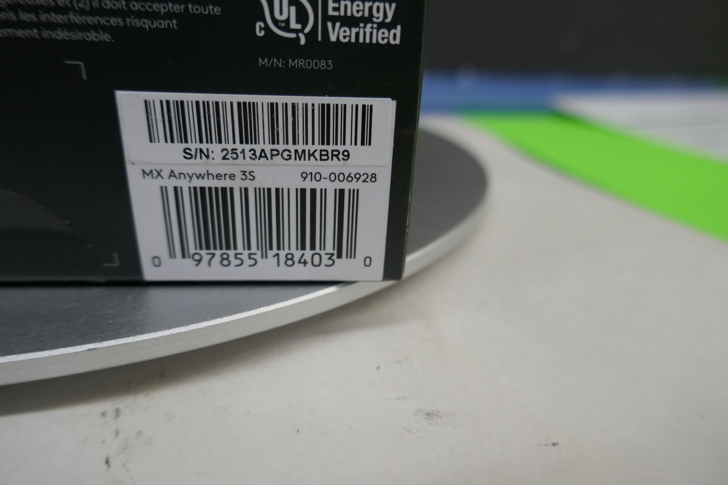 Logitech MX Anywhere 3S Wireless Compact Mouse โ Black (910-006928) โ Brand New, Sealed
