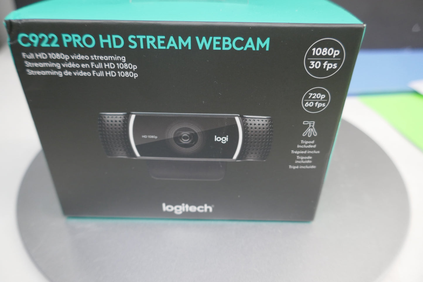 Logitech C922 Pro Stream Webcam – 1080p HD Video, Streaming, Gaming & Conferencing Camera