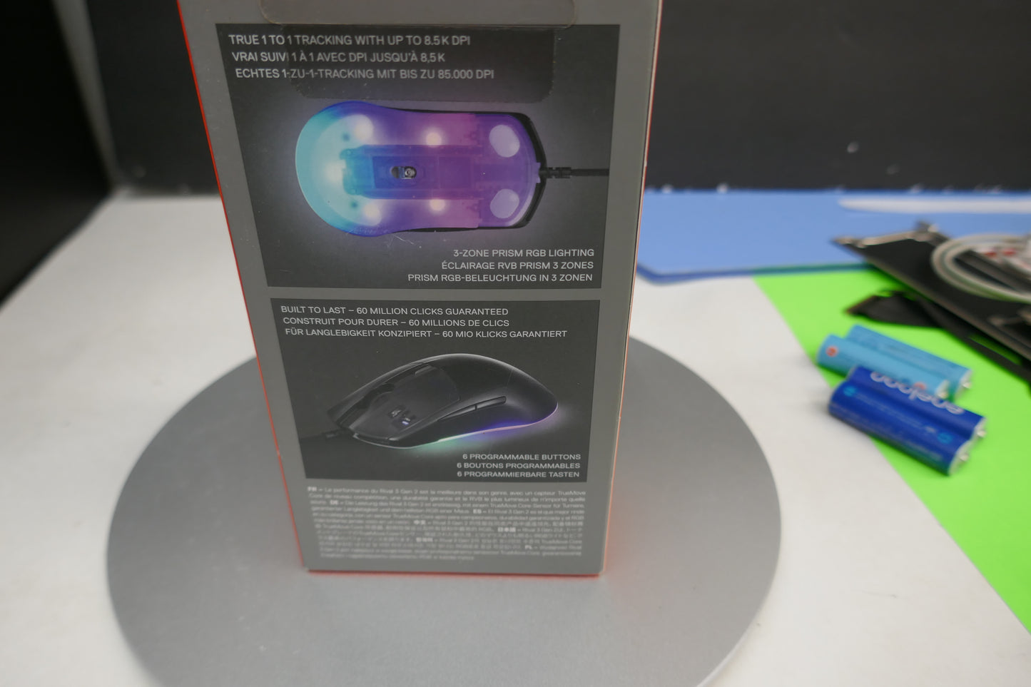New SteelSeries Rival 3 Gen 2 RGB Wired Optical Gaming Mouse – Precision 8,500 CPI Sensor
