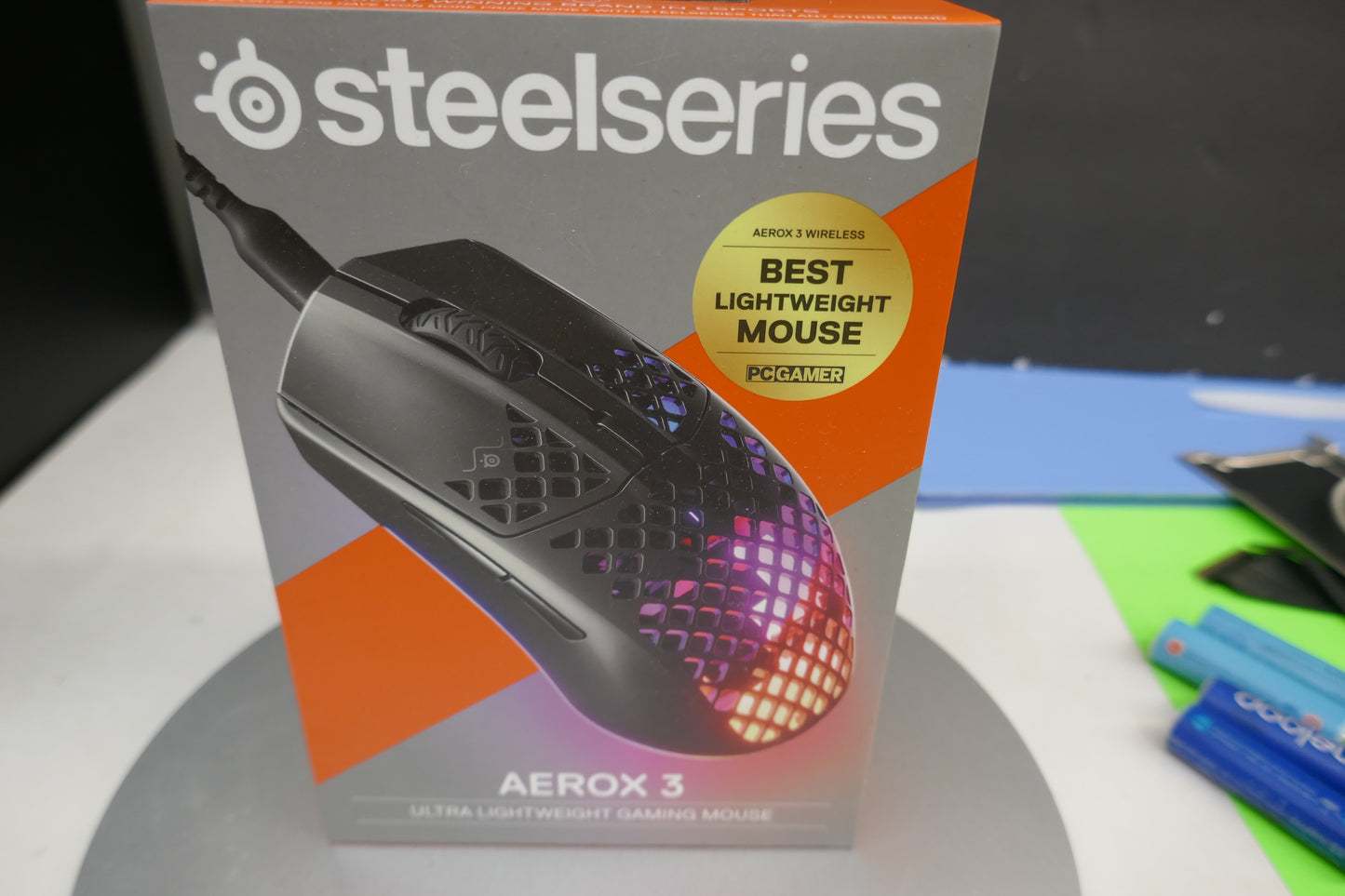 SteelSeries Aerox 3 Ultra-Lightweight RGB Honeycomb Wired Gaming Mouse – Super Fast & Durable