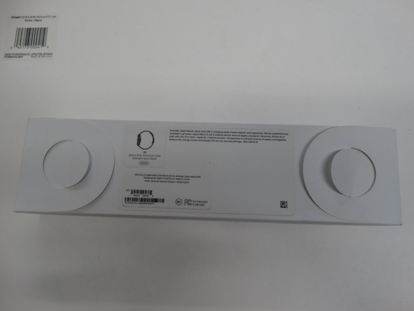 Apple Watch SE (2nd Gen) 40mm Midnight Aluminum Case with Sport Band - WeBuyElectronic