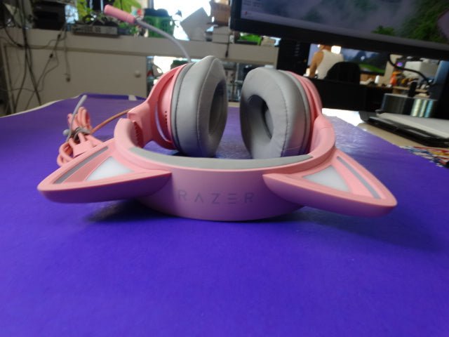 Razer Kraken Kitty - Style RGB Headset – Quartz Pink USB Gaming Headset - WeBuyElectronic