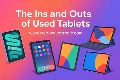The Ins and Outs of Used Tablets | Your Complete Guide to Smart Buying - WeBuyElectronic