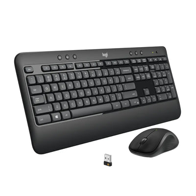 Logitech MK540 Wireless Keyboard & Mouse Combo – Full-Size, Black