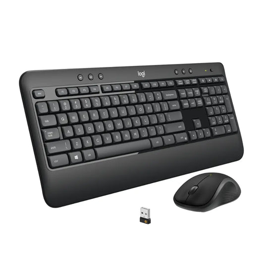 Logitech MK540 Wireless Keyboard & Mouse Combo – Full-Size, Black