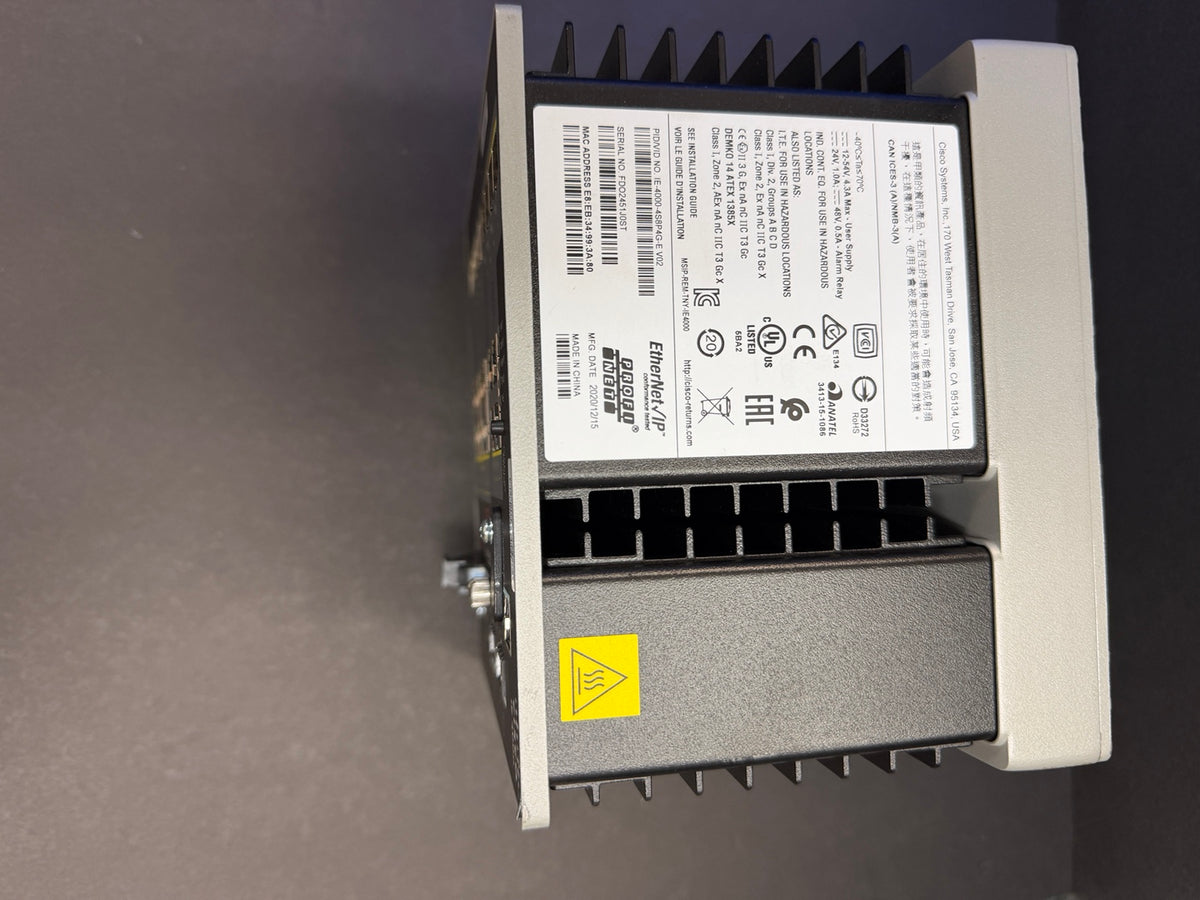 Cisco IE-4000-4S8P4G-E V02 Industrial Ethernet 4000 Managed PoE Switch