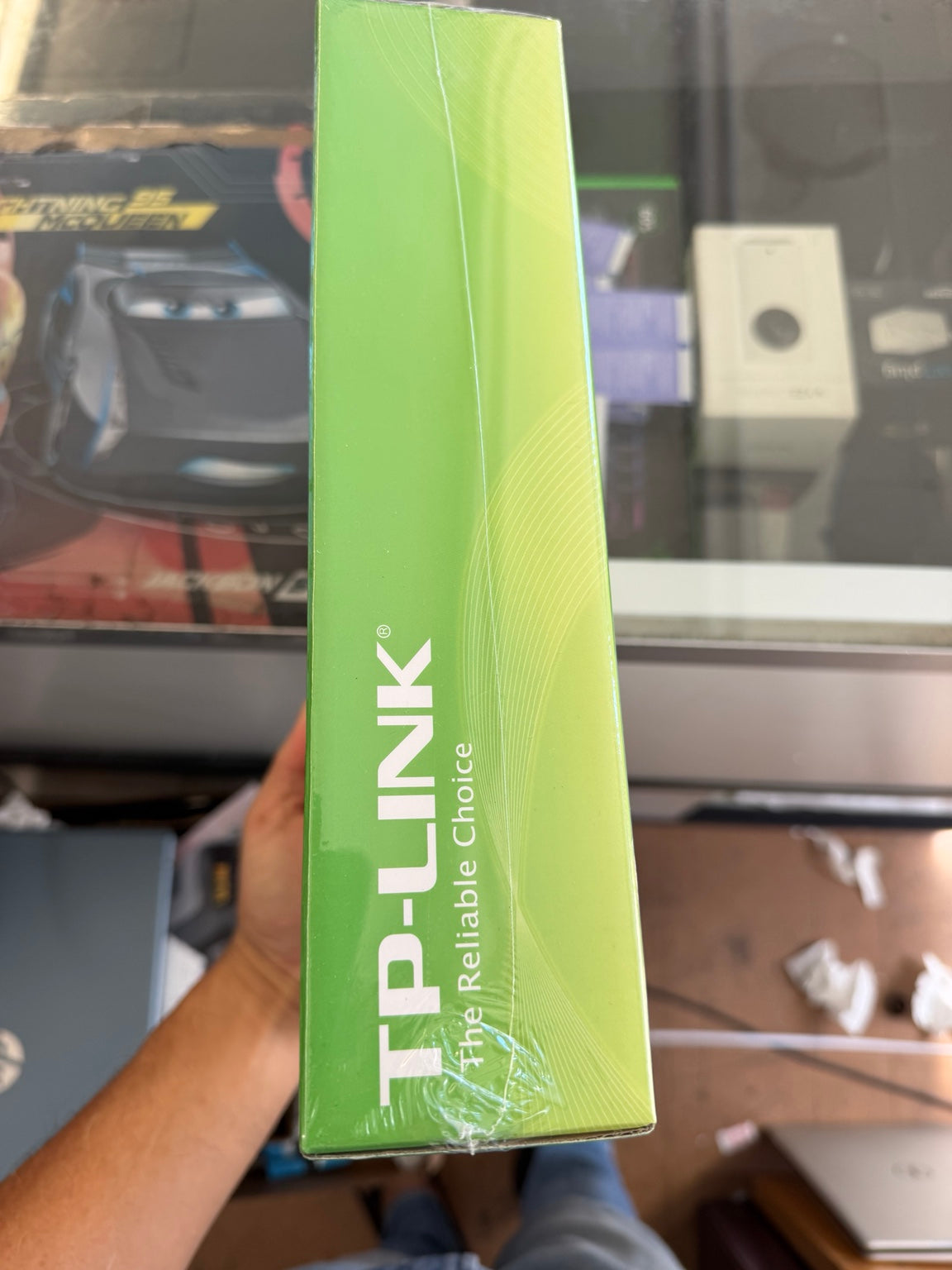 TP-Link Archer C50 AC1200 Wireless Dual Band Router green factory sealed retail packaging side view