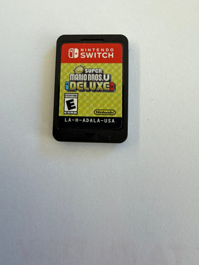 New Super Mario Bros U Deluxe Nintendo Switch USA Game Cartridge Front