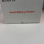 A white product box for a BEENOCAM Smart Battery Camera, with black and red text printed on the front, set against a plain white background.