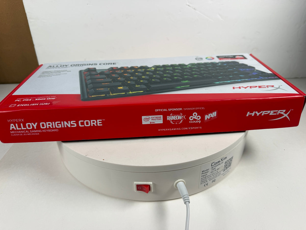 HyperX Alloy Origins Core Red Linear Switch keyboard box side view
