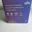A purple and blue product box for the uniview Wise-ISP Image Processing Engine, featuring white text and product feature icons on a light gray surface.
