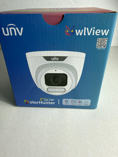 UNV Uniview 4MP ColorHunter black IP security camera retail box