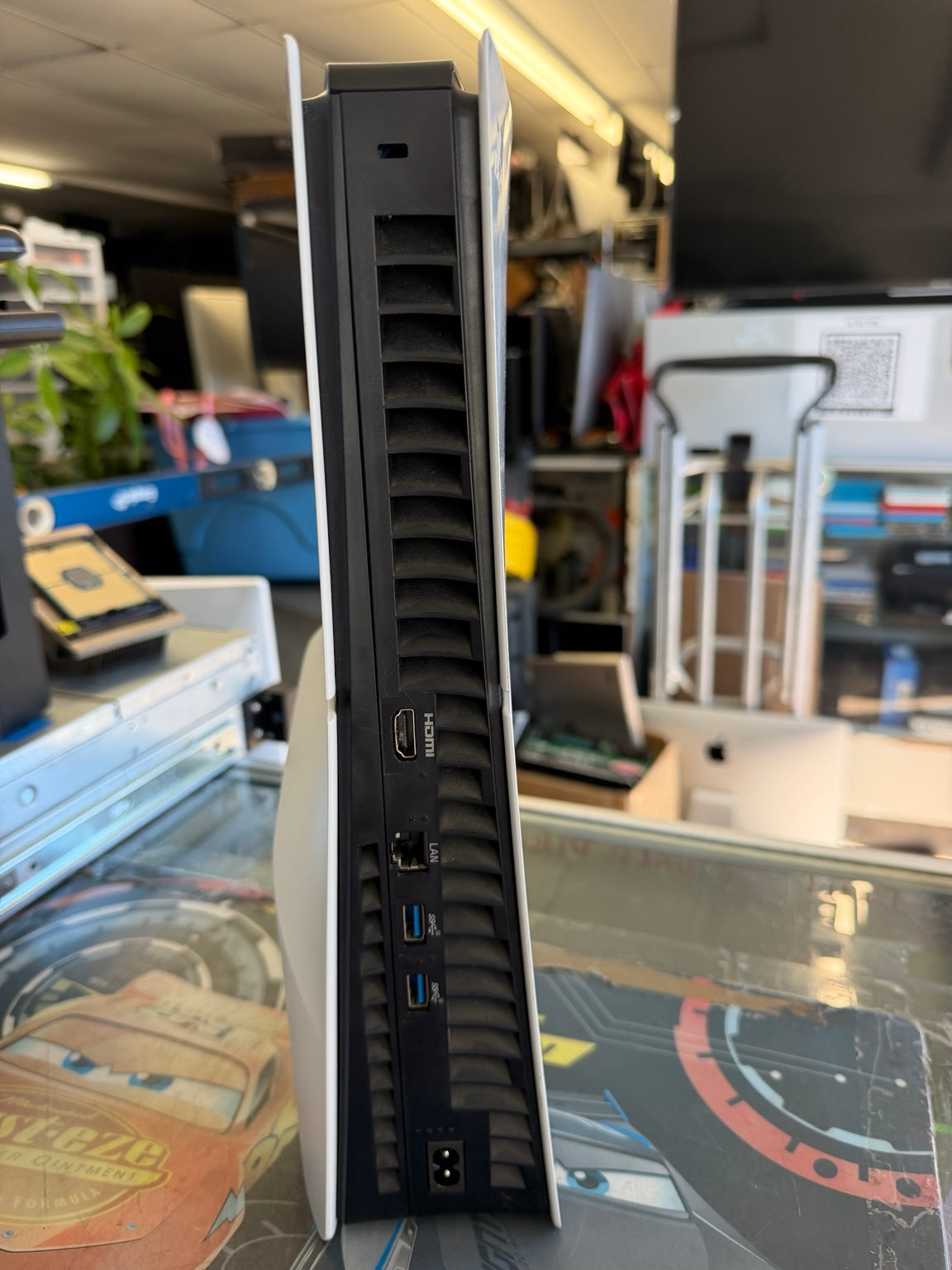 Sony PS5 Slim CFI-2015 rear HDMI LAN USB ports