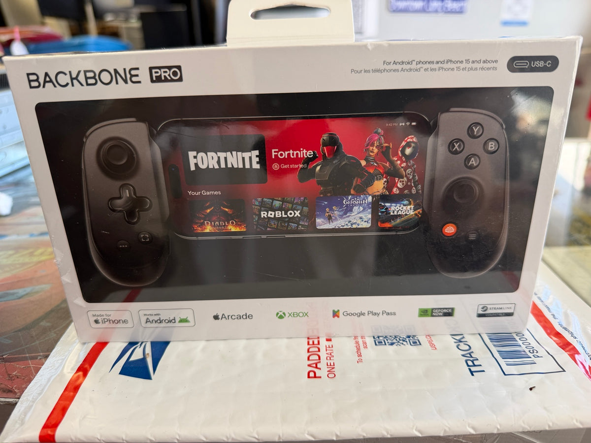 Backbone Pro USB-C mobile gaming controller black factory sealed front box
