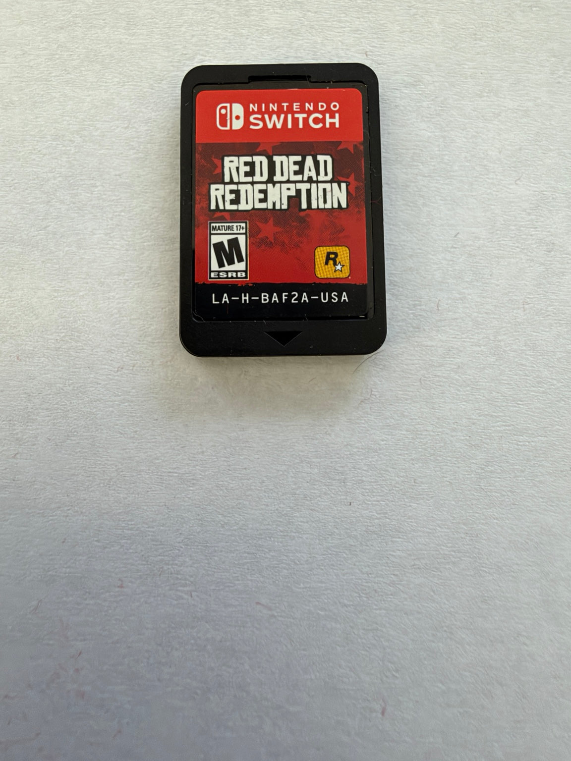 Red Dead Redemption Nintendo Switch USA game cartridge front
