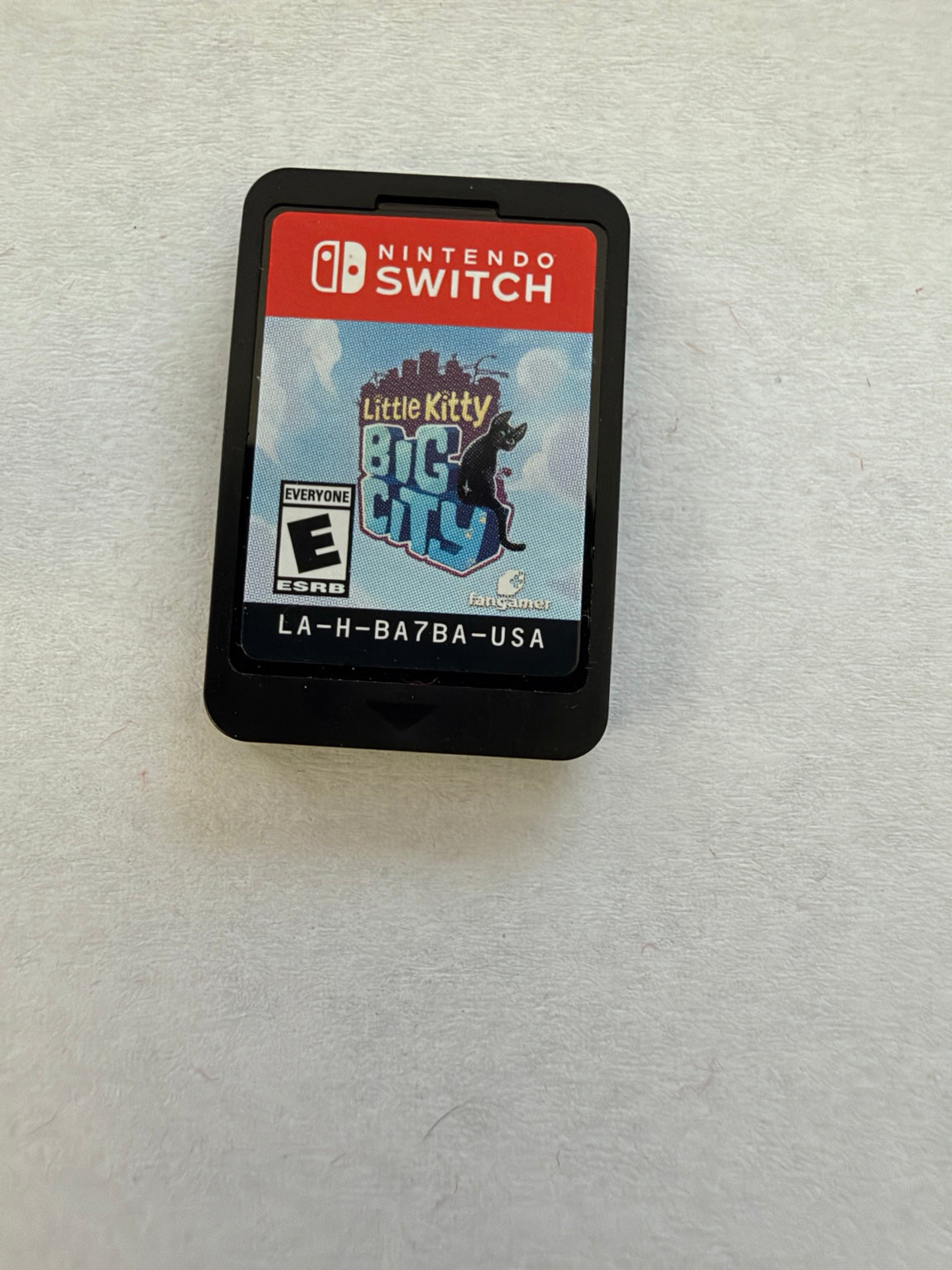 Little Kitty Big City Nintendo Switch USA game cartridge front