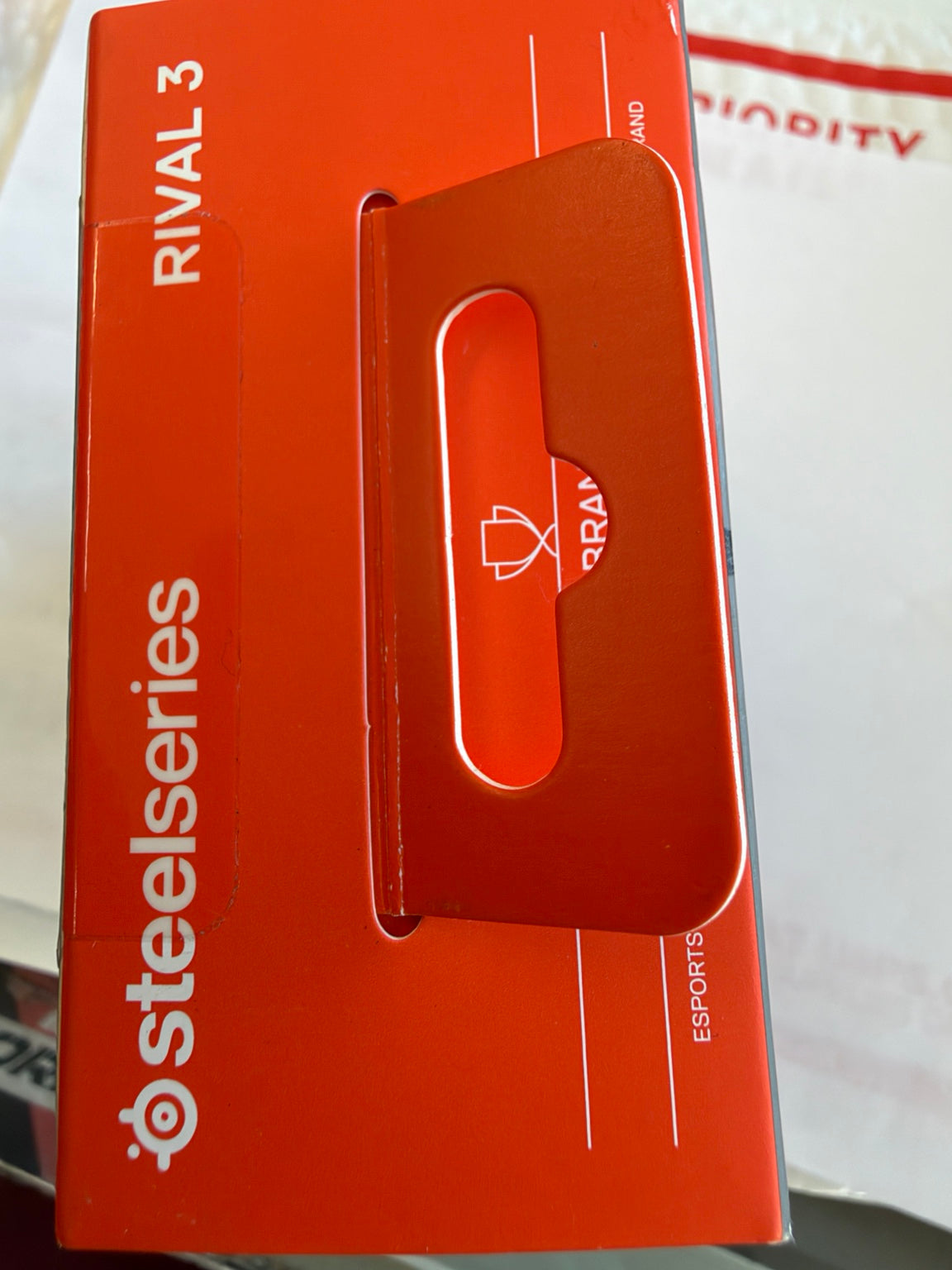 SteelSeries Rival 3 Gen 2 retail box top view