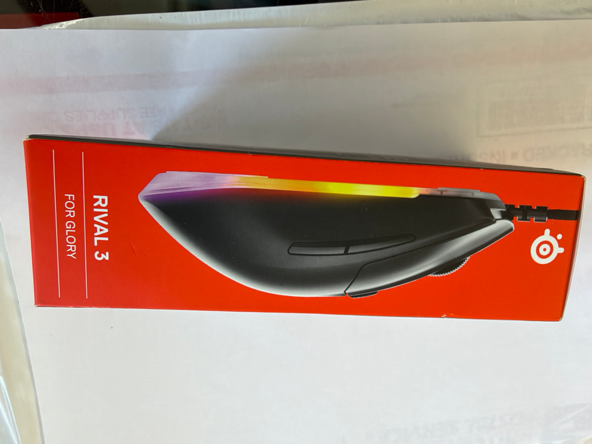 SteelSeries Rival 3 Gen 2 retail box top view