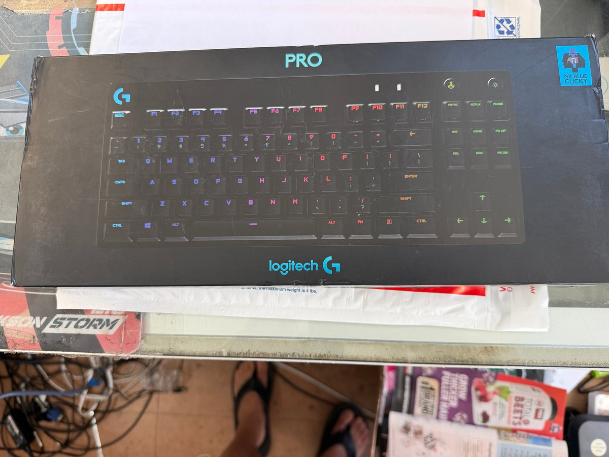 Logitech G PRO TKL mechanical gaming keyboard GX Blue Clicky